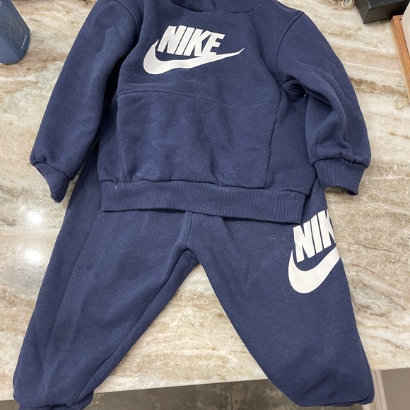 Nike Blue Sweatpants Athletic Joggers - Picture 1 of 6